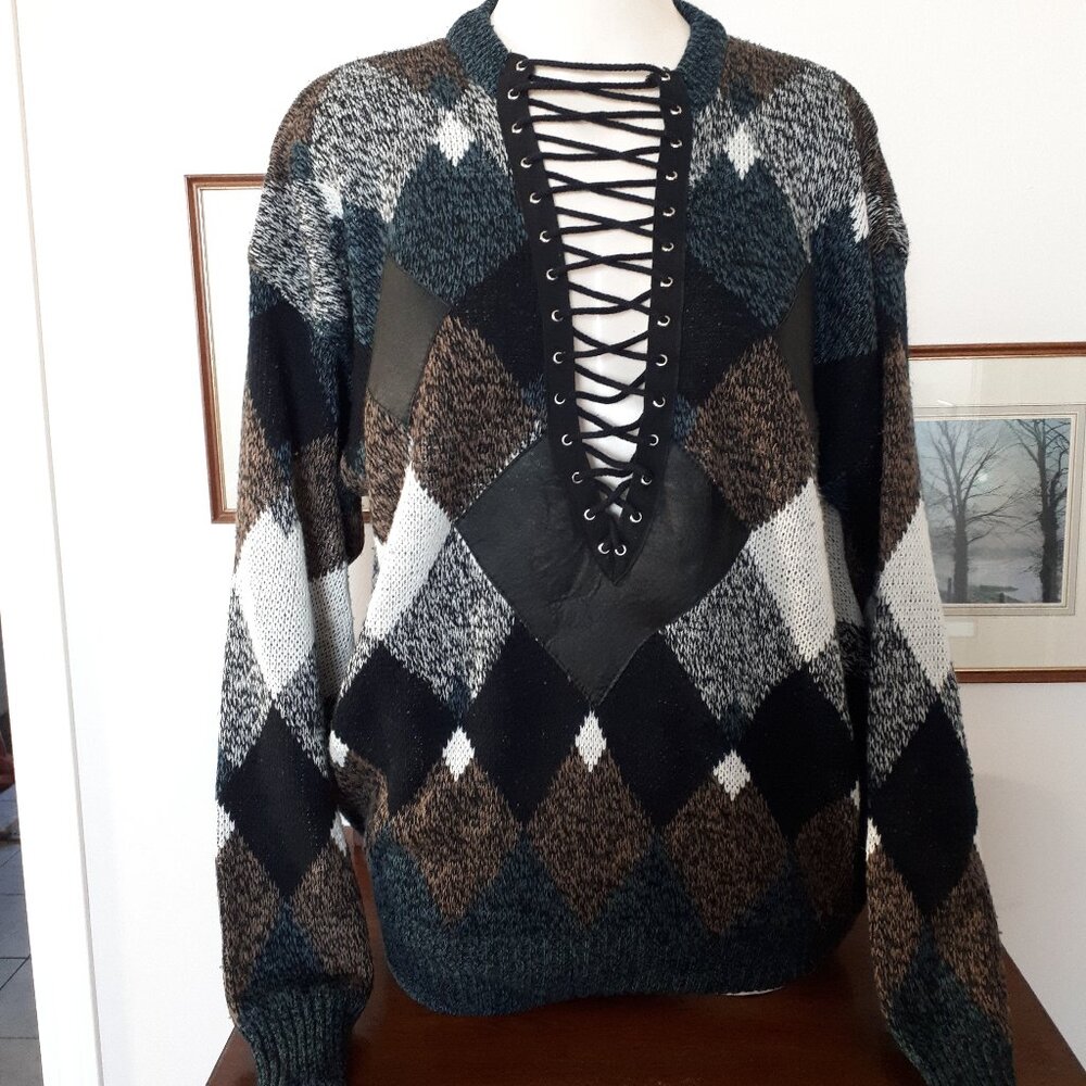 LAST Chance Knit Sweater - Size Large  by Furst of a Kind